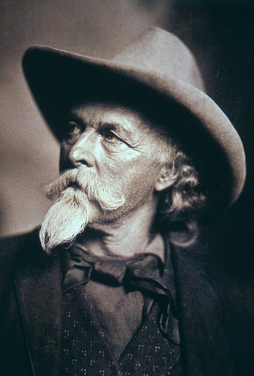 Buffalo Bill (1846-1917) in his latter years by American Photographer