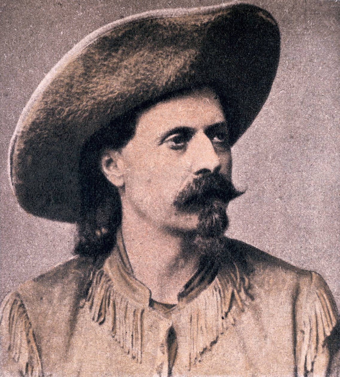 Buffalo Bill Cody in his early frontier days by American Photographer