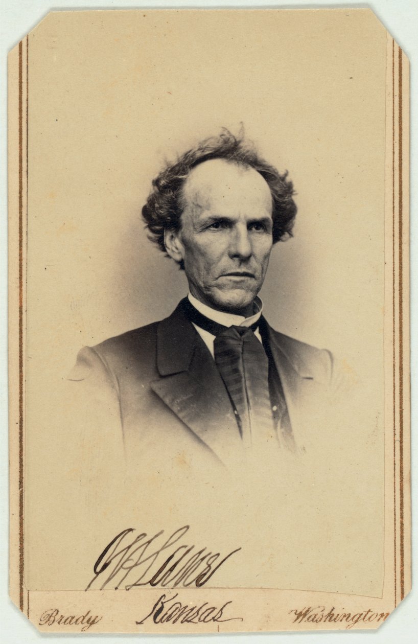 Carte de Visite, James Henry Lane (b/w photo) by American Photographer