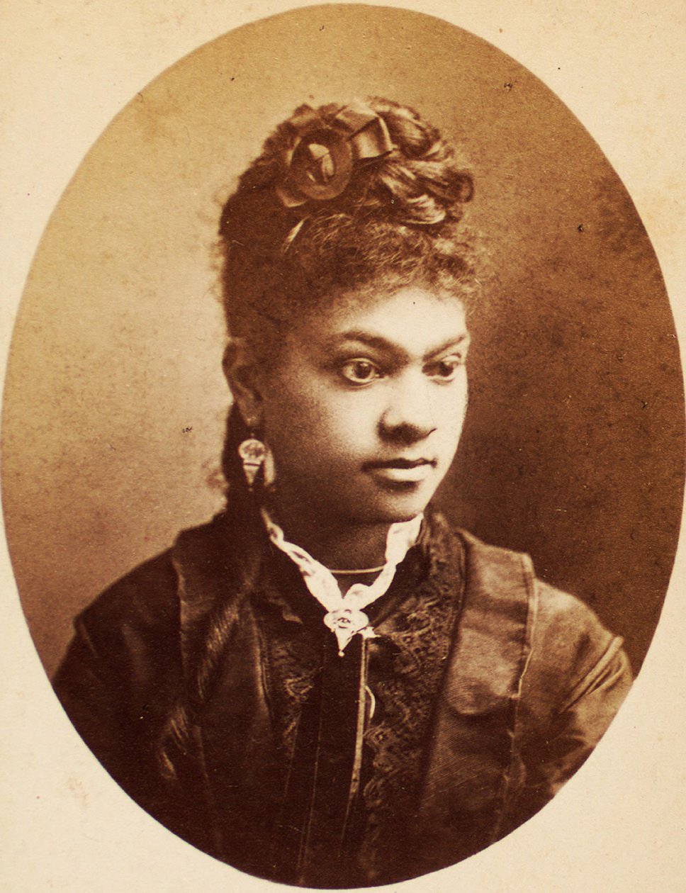 Carte de Visite of Young African-American Woman, c.1870 by American Photographer