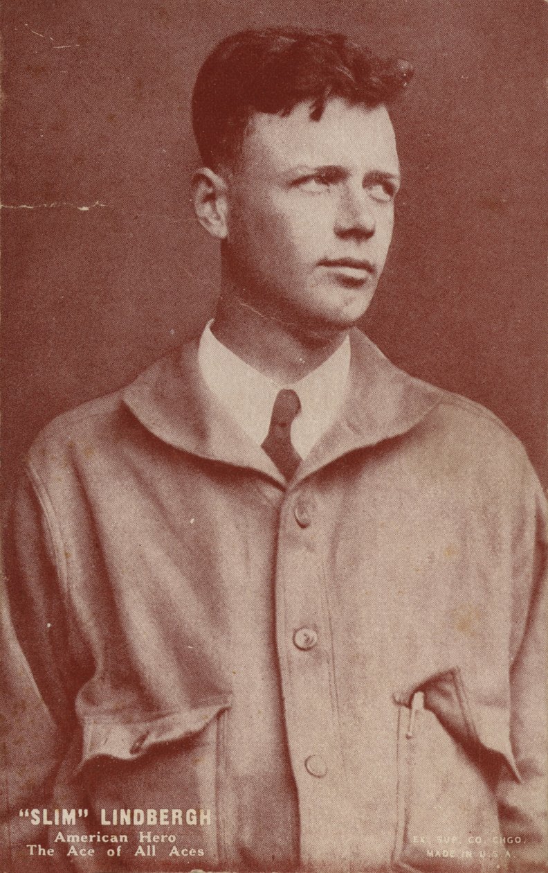 Charles Lindbergh, American Aviator Who Made the First Solo Transatlantic Flight by American Photographer