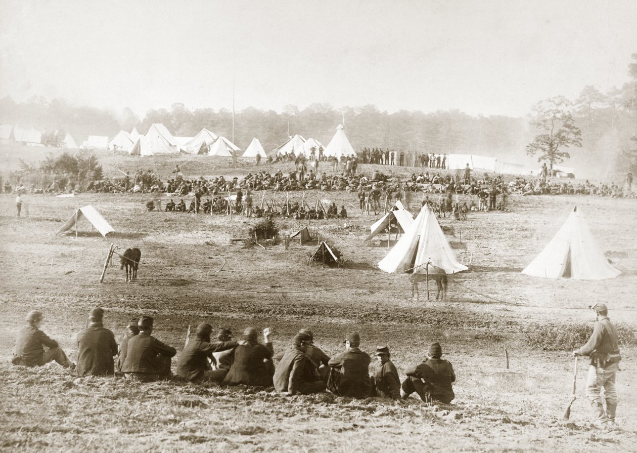 Confederate prisoners captured at the battle of Fisher