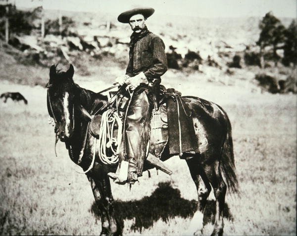 Cowboy Trail boss in Montana by American Photographer