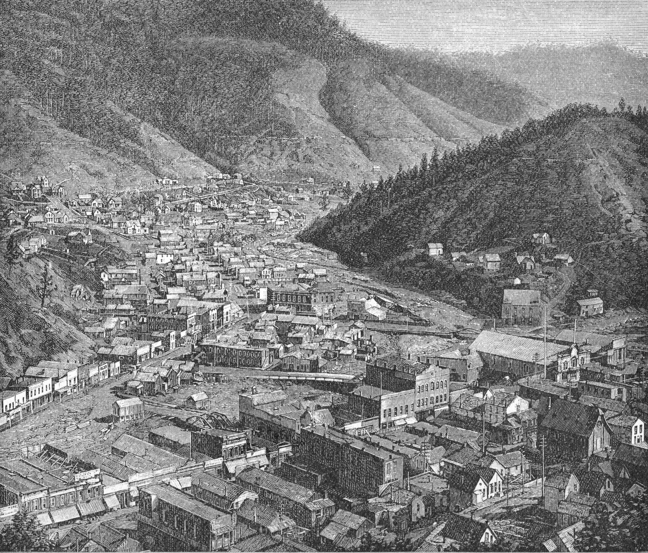 Deadwood, The Black Hills, illustration from 