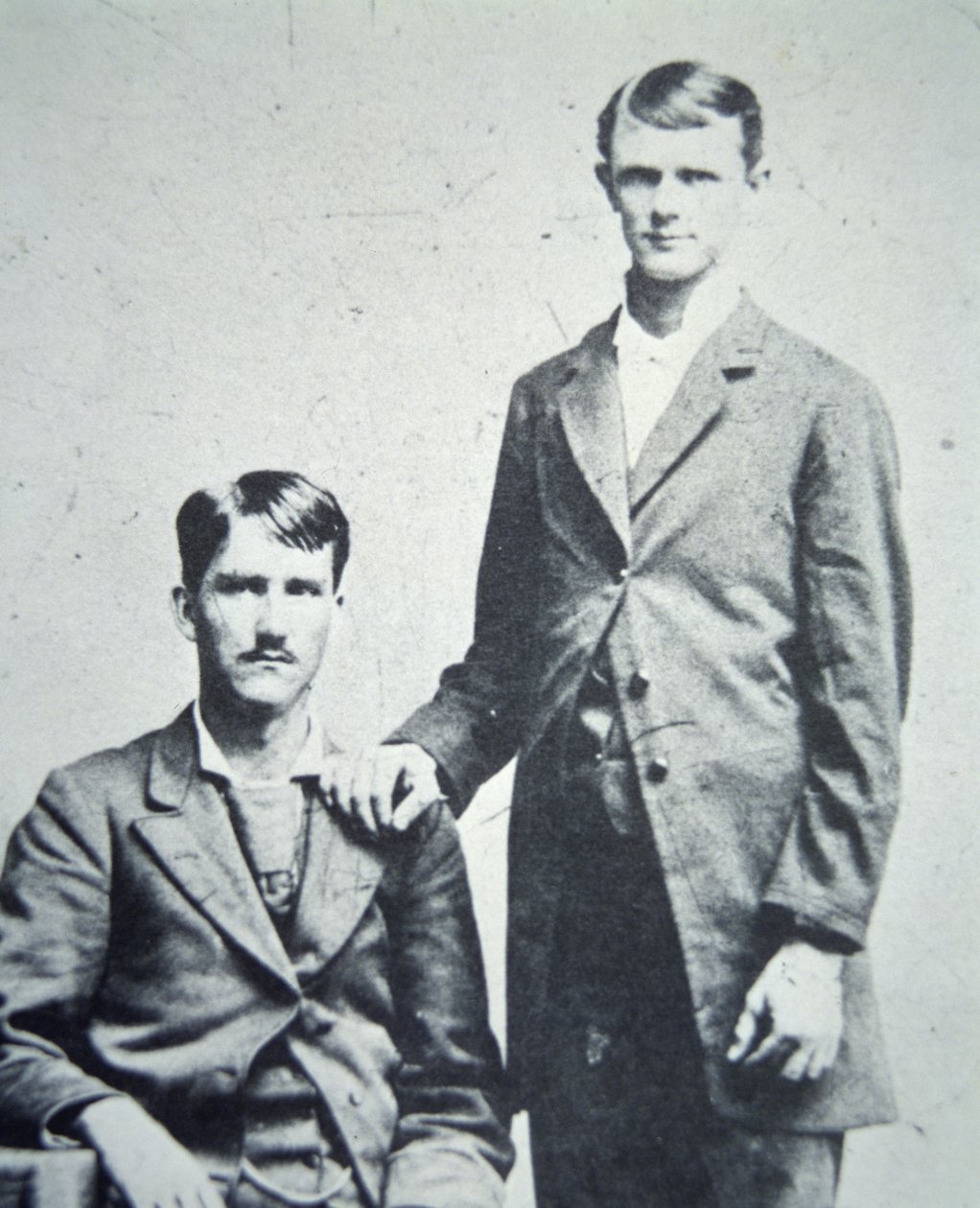 Frank (1843-1915) and Jesse James (1847-82) c.1870 by American Photographer