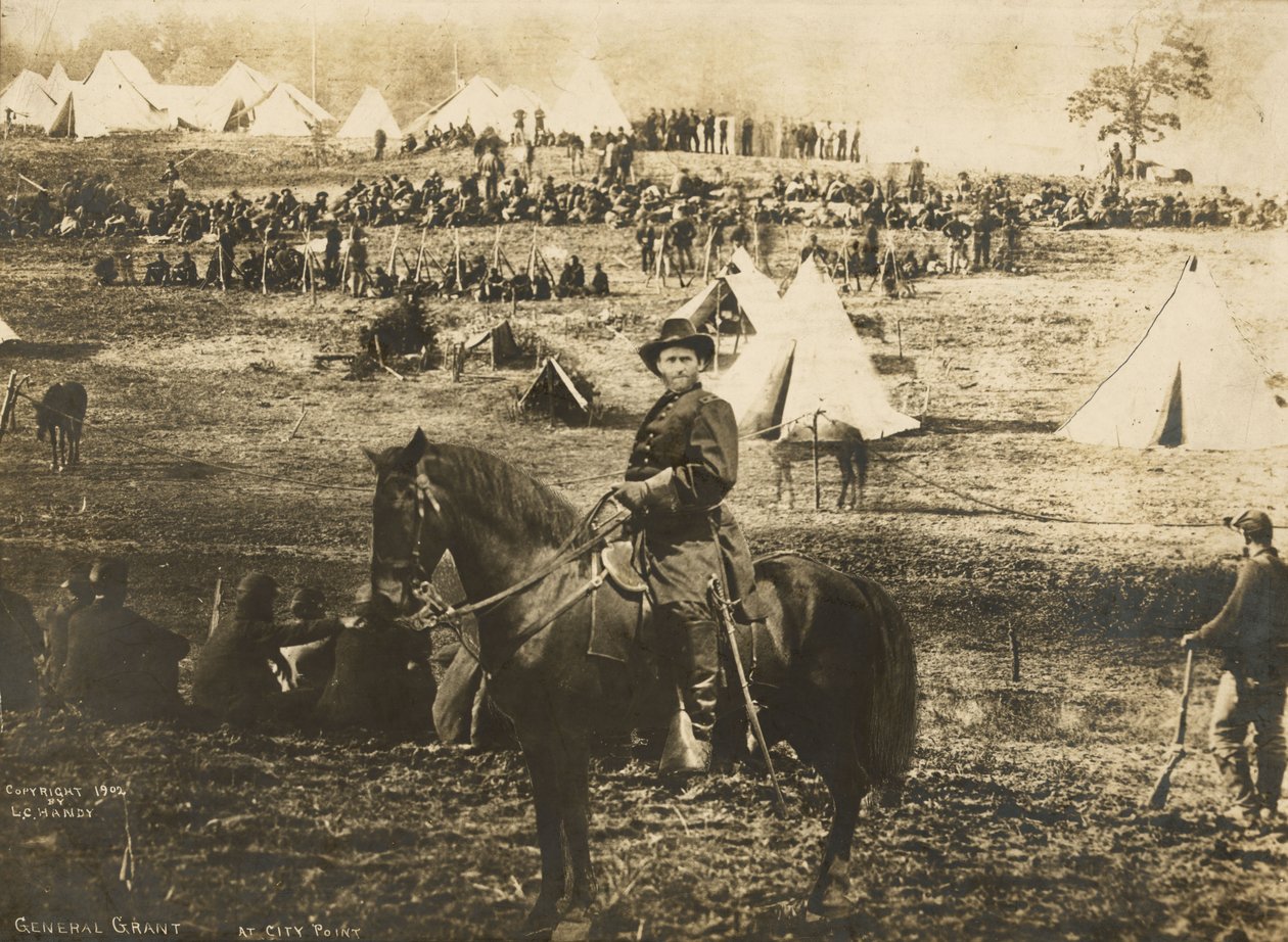 General Grant montage at City Point by American Photographer