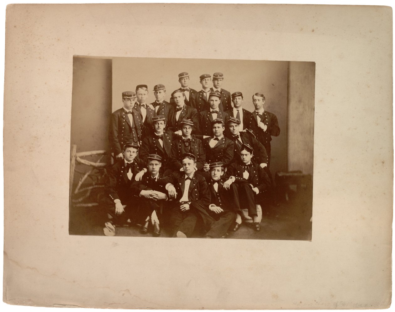 Hagers Class of 61 19 in number, c.1870 by American Photographer