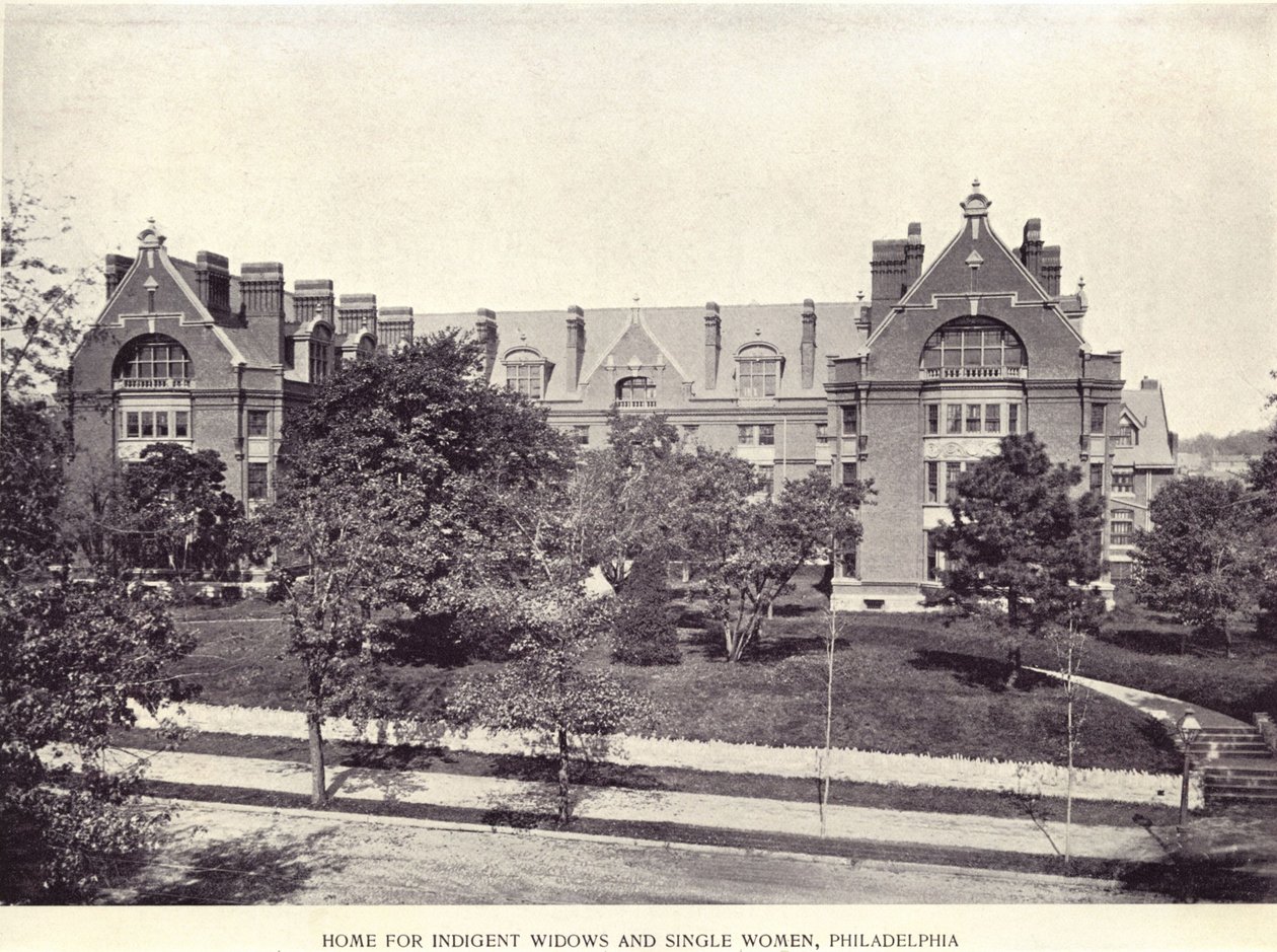 Home for Indigent Widows and Single Women, Philadelphia by American Photographer