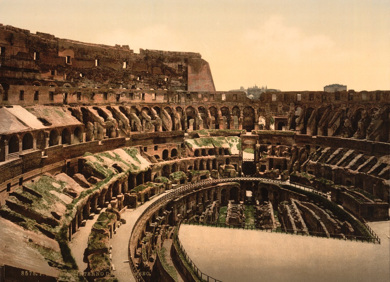Interior of Coliseum, Rome by American Photographer