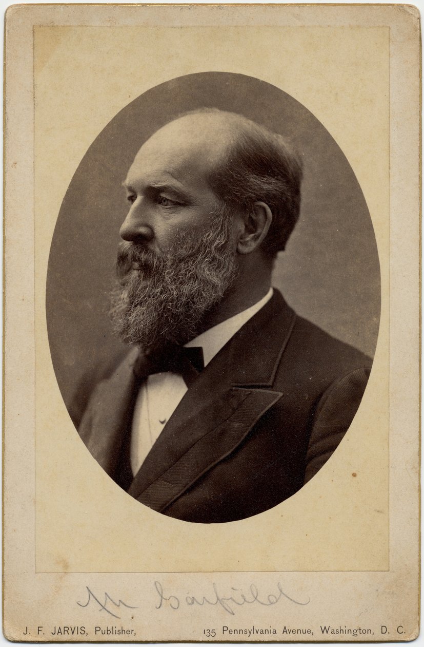 James Abram Garfield (1831-81), 20th President of the United States of America by American Photographer