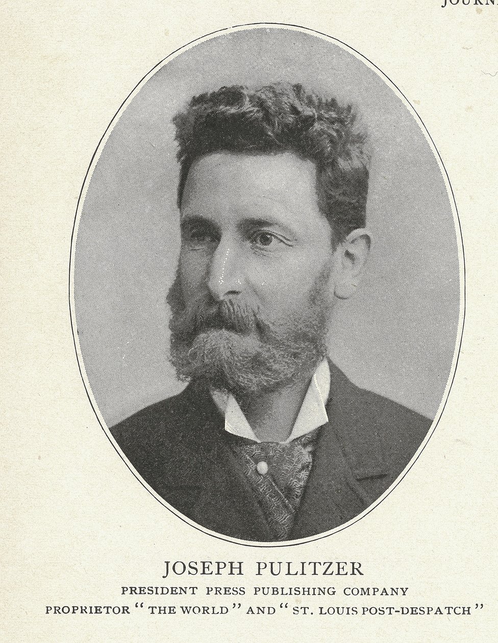 Joseph Pulitzer, illustration from 
