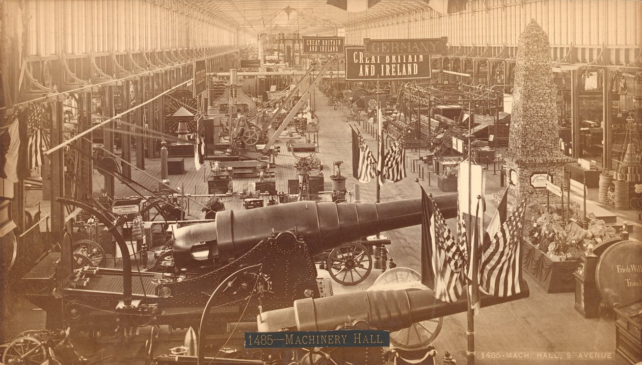 Krupps Guns, German exhibit, Centennial International Exhibition, Philadelphia, 1876 by American Photographer