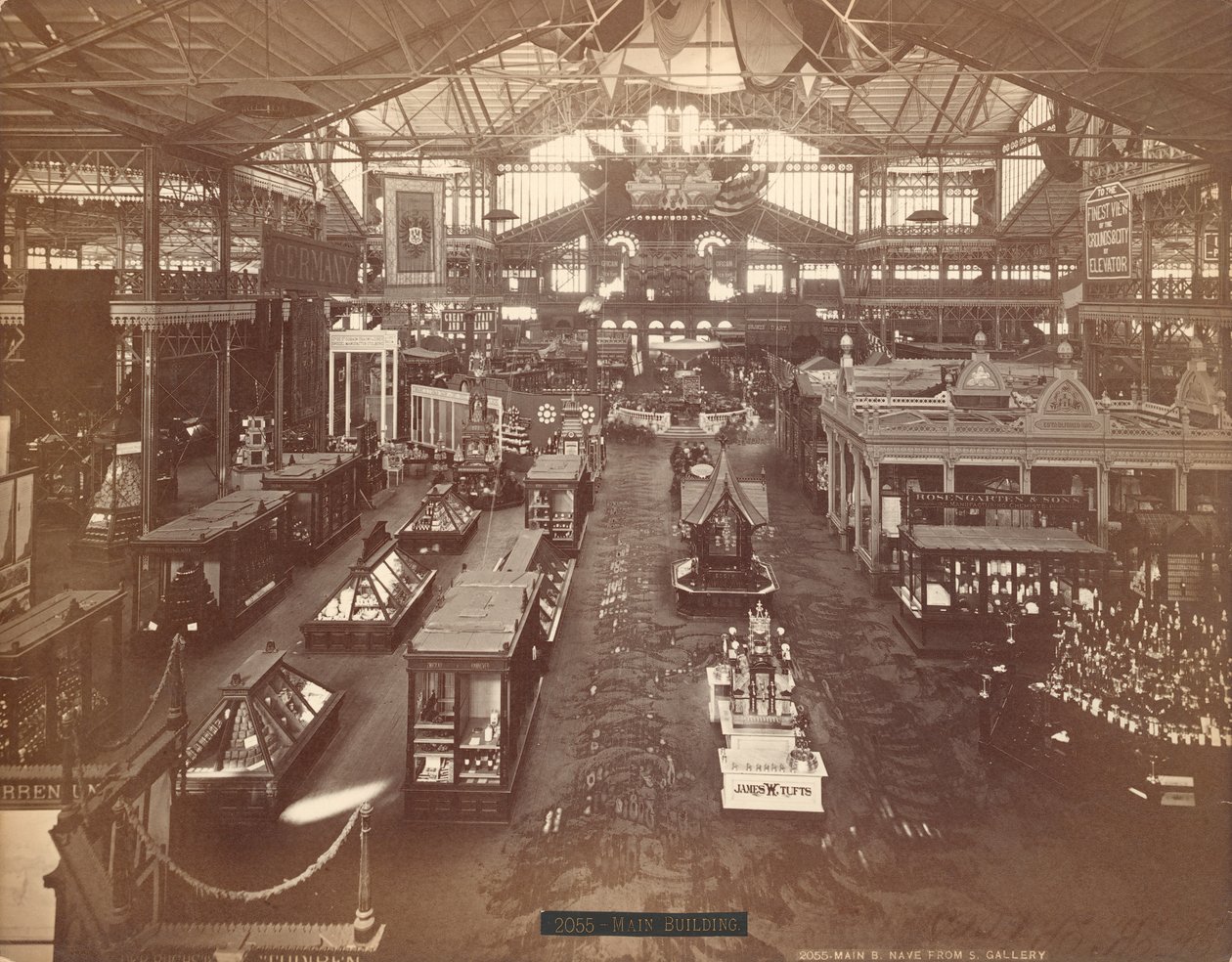 Main Building, Centennial International Exhibition of 1876, Philadelphia by American Photographer