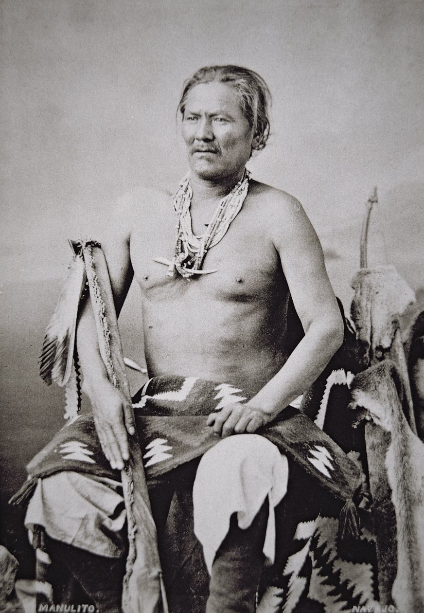 Manuelito (1818-93) head chief of the Navajo Nation 1870-84 by American Photographer