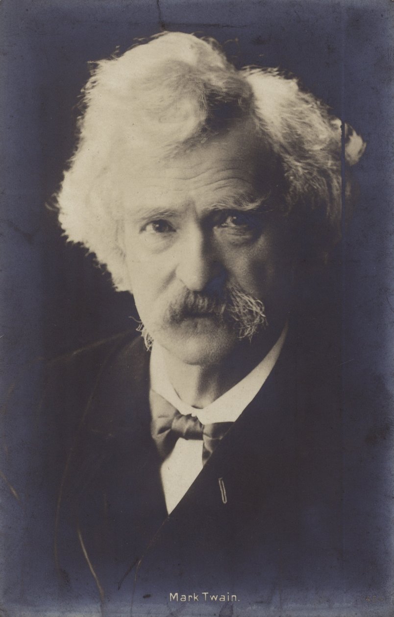 Mark Twain (1835-1910), American Writer by American Photographer