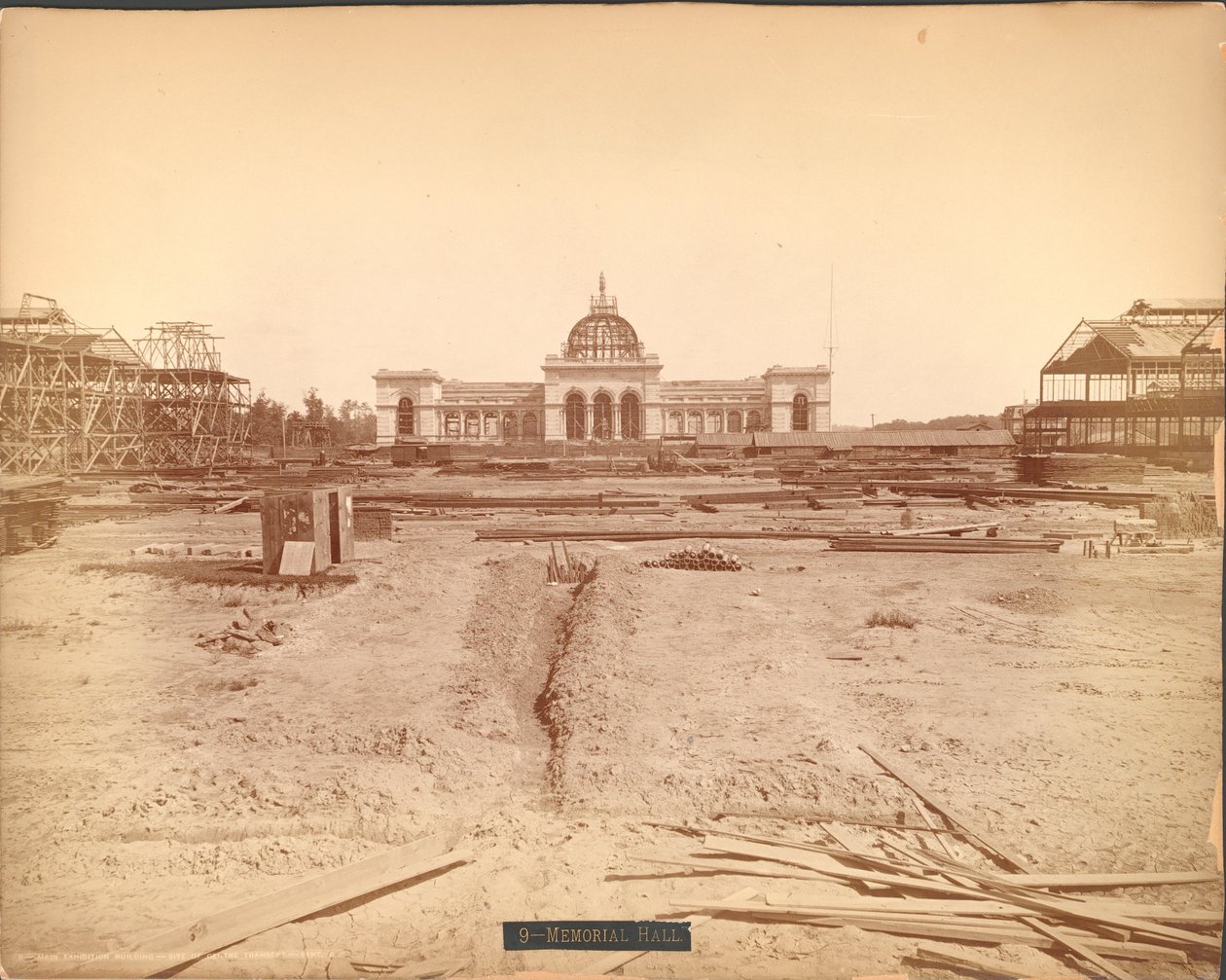 Memorial Hall Building Site, Centennial International Exhibition of 1876, Philadelphia by American Photographer