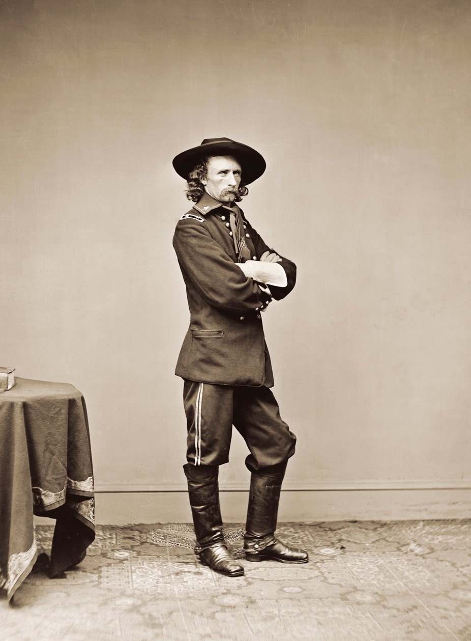 Portrait of General George Armstrong Custer by American Photographer