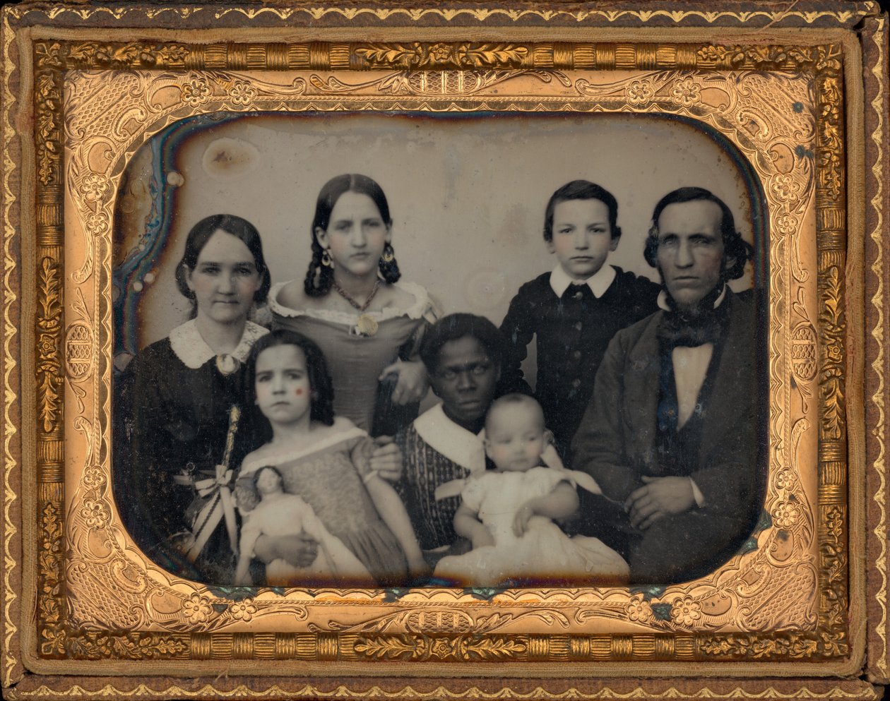 Portrait of a Family, 1860s by American Photographer