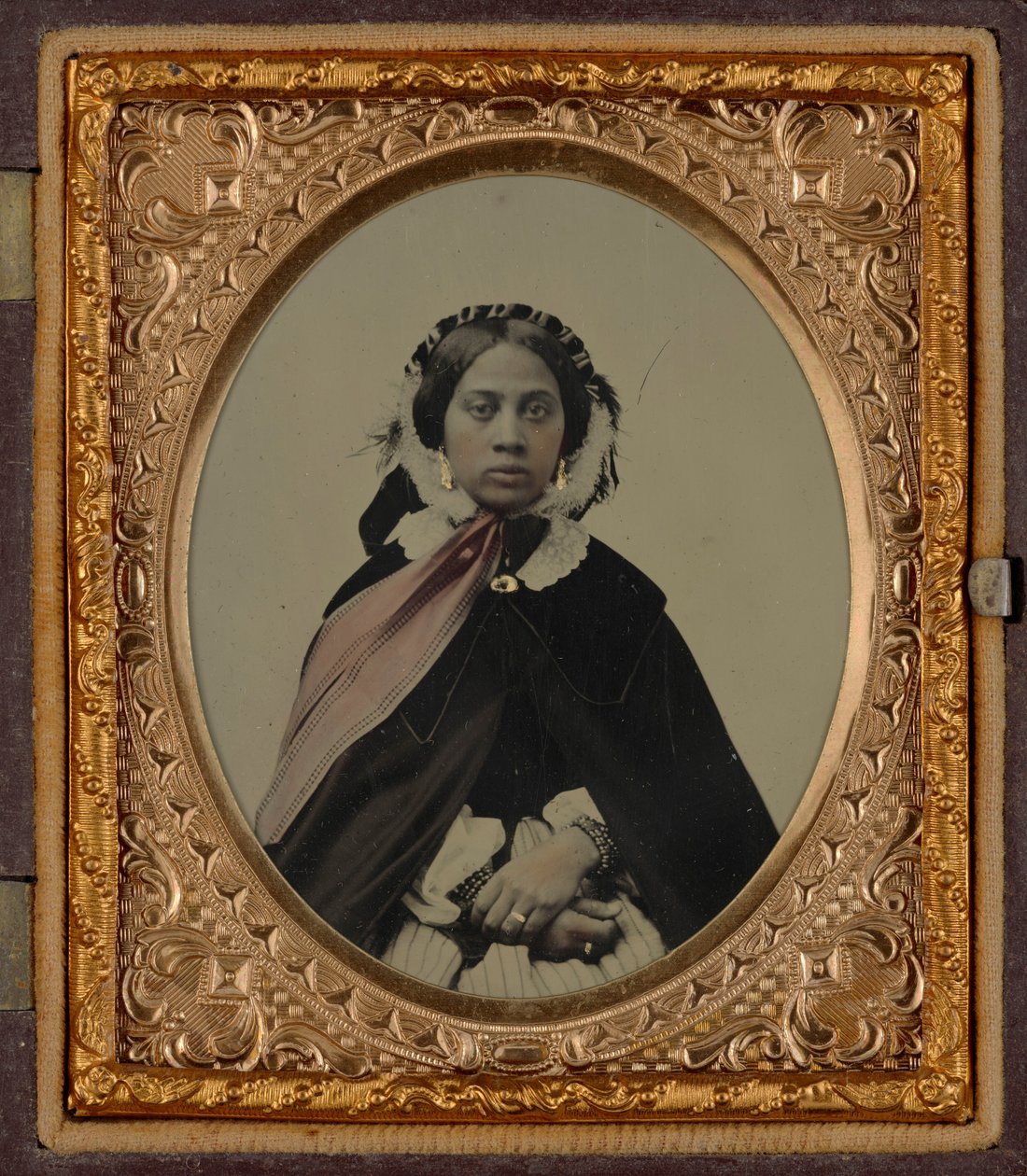 Portrait of a Woman, Possibly Josephine Folks by American Photographer