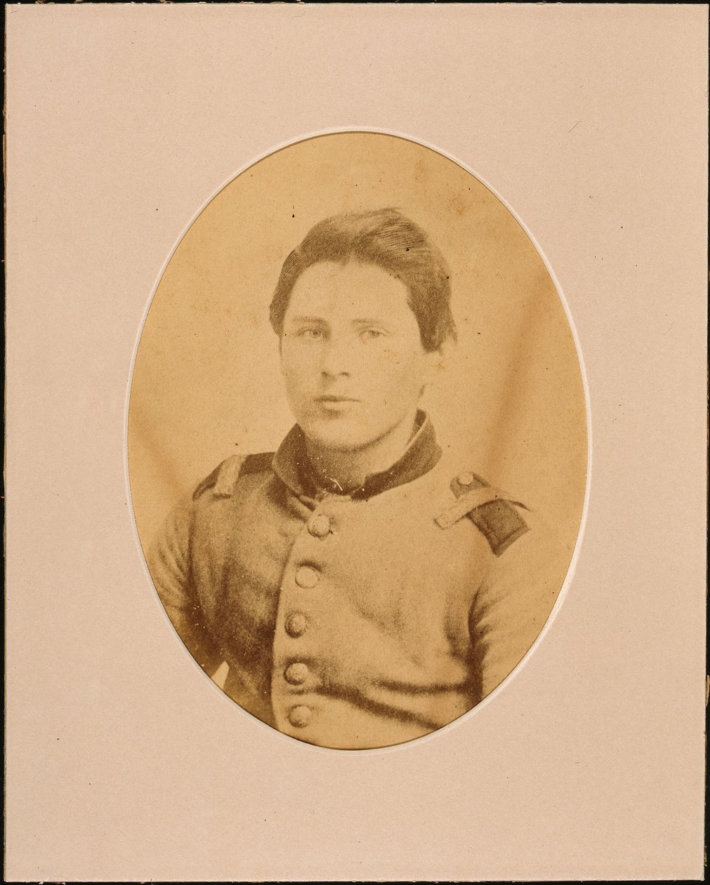 Portrait of an Unidentified Soldier by American Photographer
