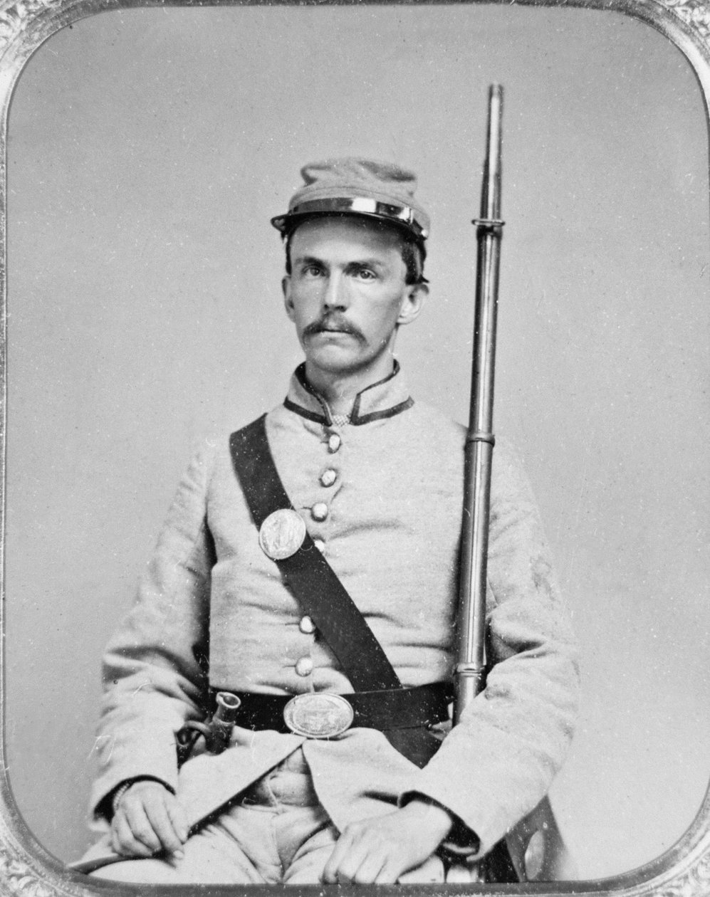Private James Greer, 4th Georgia Infantry, Confederate Army by American Photographer