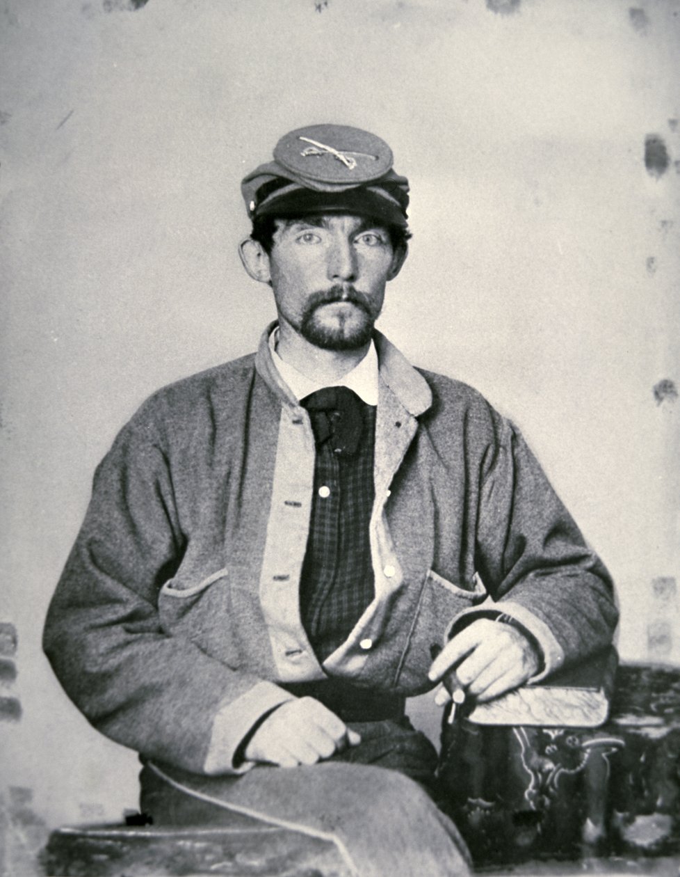 Private John Lawson Wrenn, Confederate Army Soldier by American Photographer