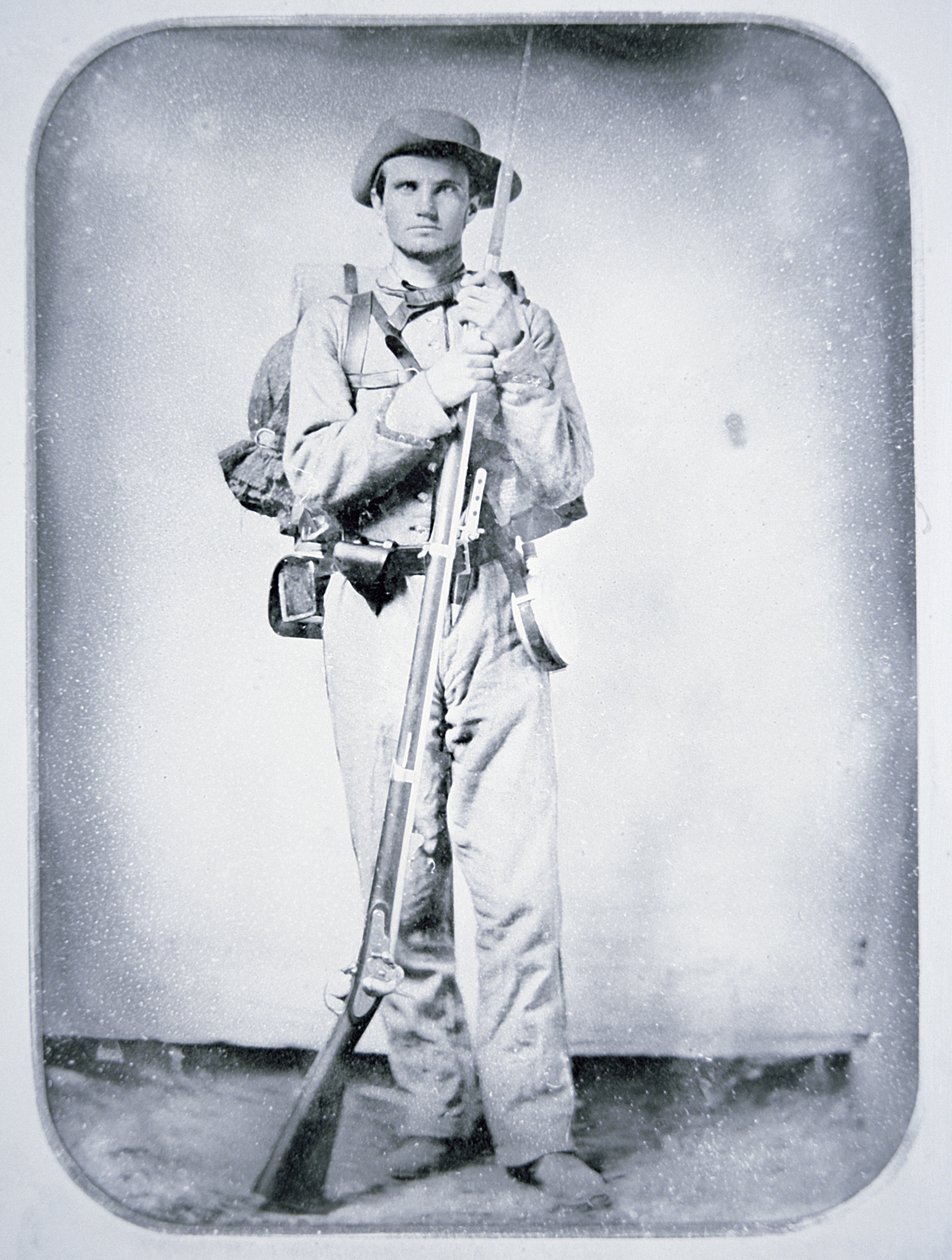 Private Thomas Taylor, Confederate Army Soldier by American Photographer