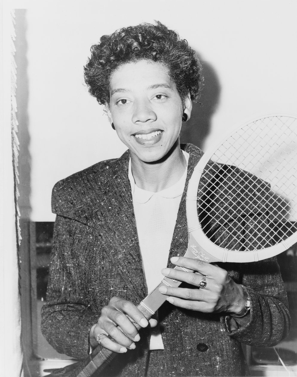 Tennis Star Althea Gibson, United States, 1956 by American Photographer