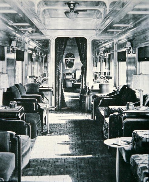 The Colorado Club luxury lounge observation car by American Photographer
