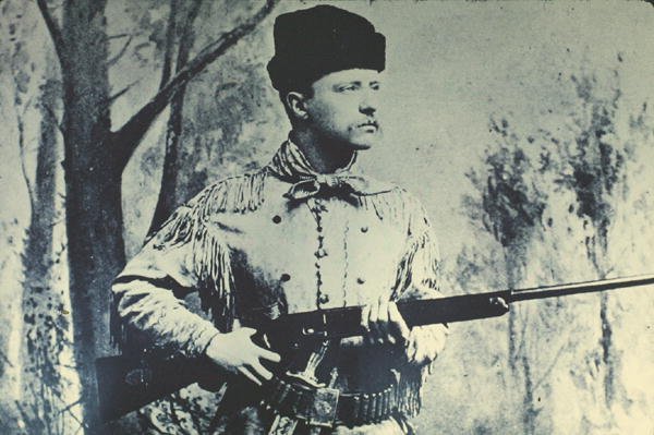 Theodore Roosevelt in hunting dress, c.1885 by American Photographer