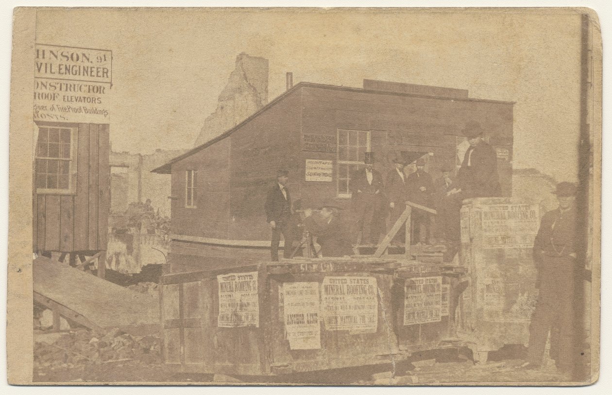 W. D. Kerfoot Block, 1871 by American Photographer