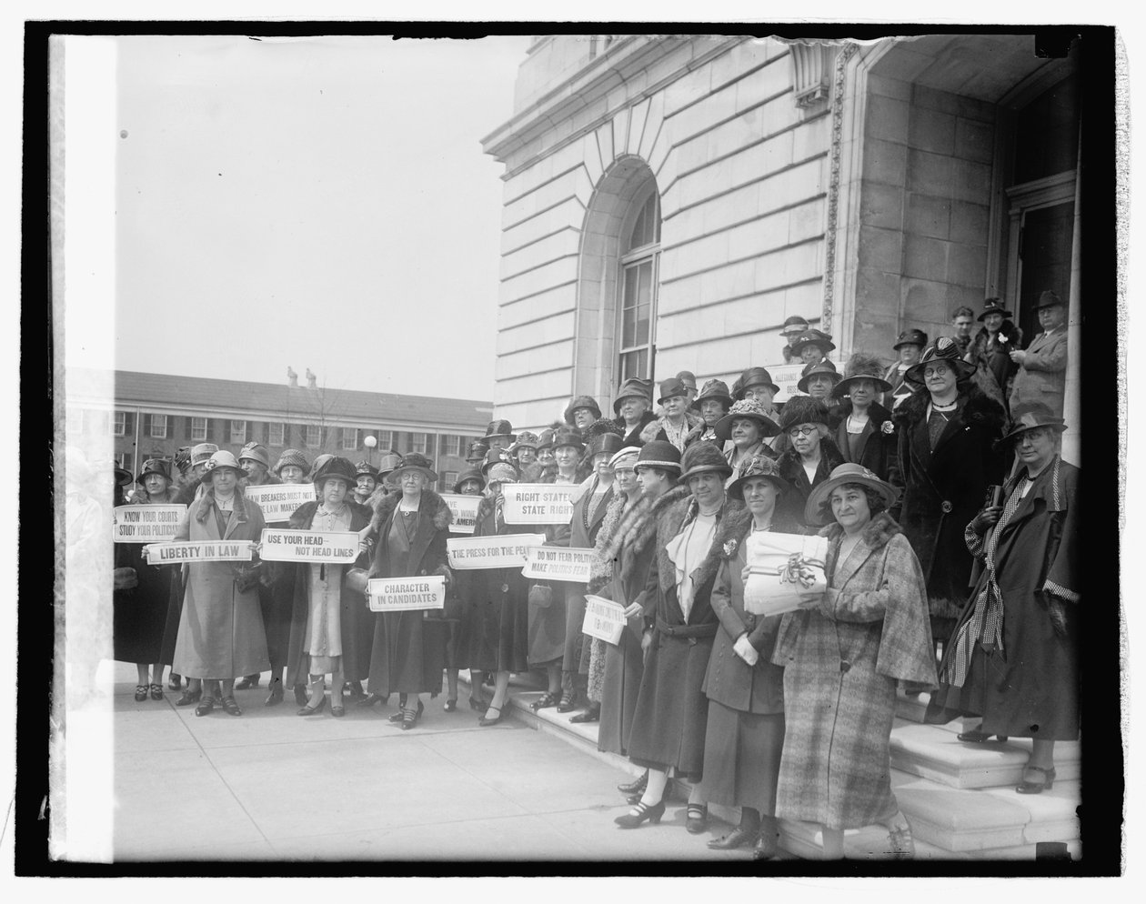 Women from New Jersey at Capitol to Prohibition Hearing by American Photographer