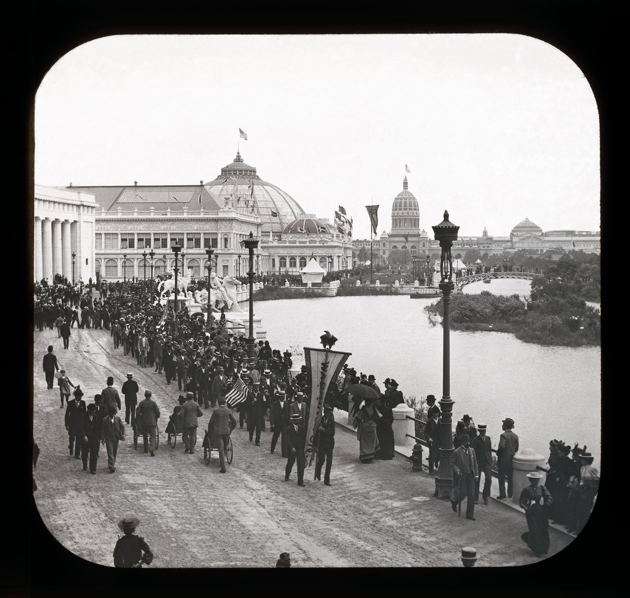 Worlds Columbian Exposition: Exterior View, Chicago by American Photographer