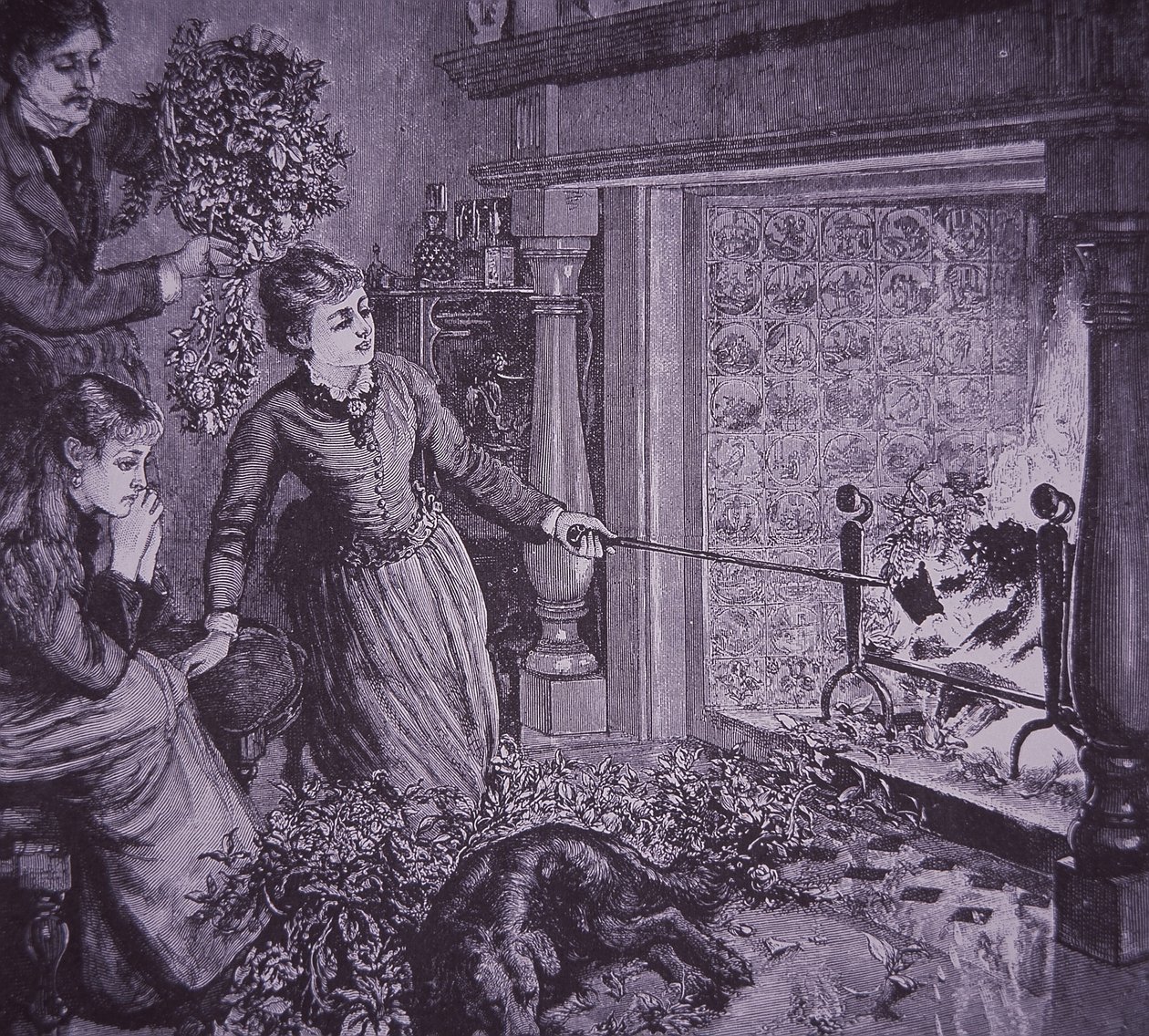 A Family Burns Christmas Greens and Makes Toast by American School