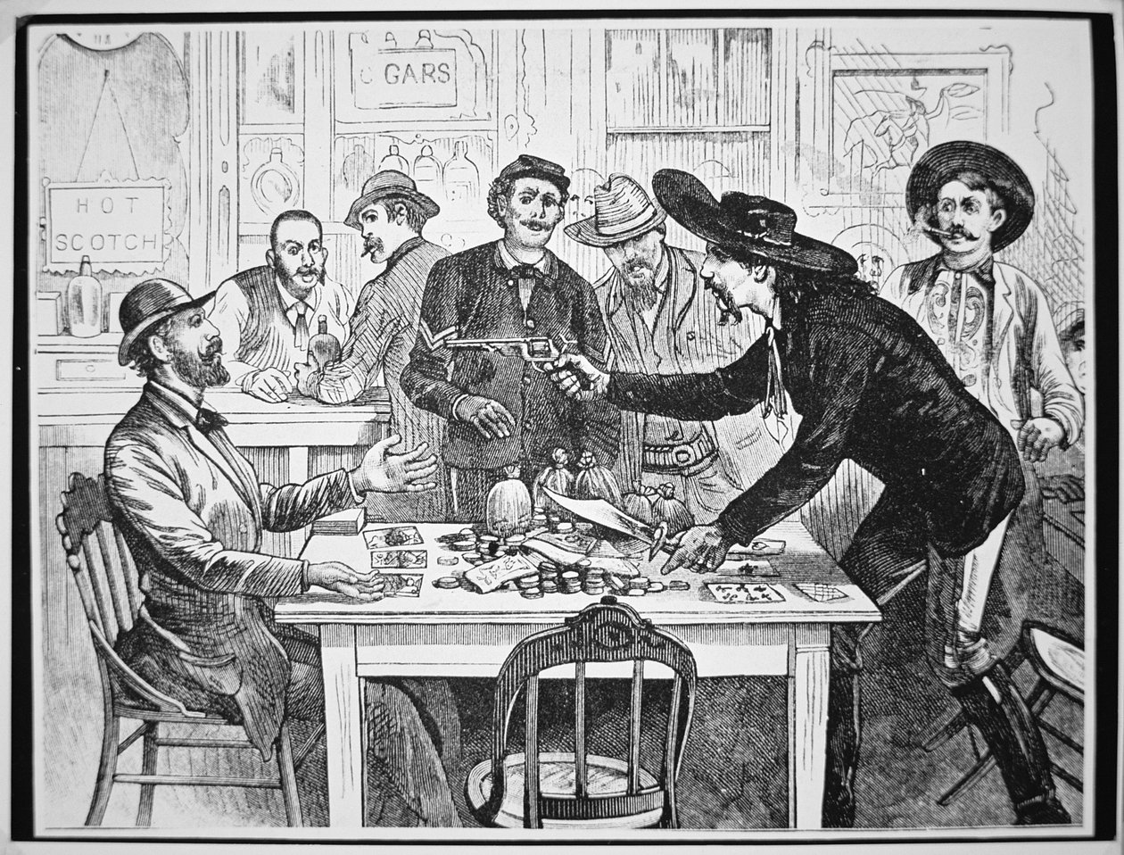 A gambler accuses a fellow gambler of cheating by American School