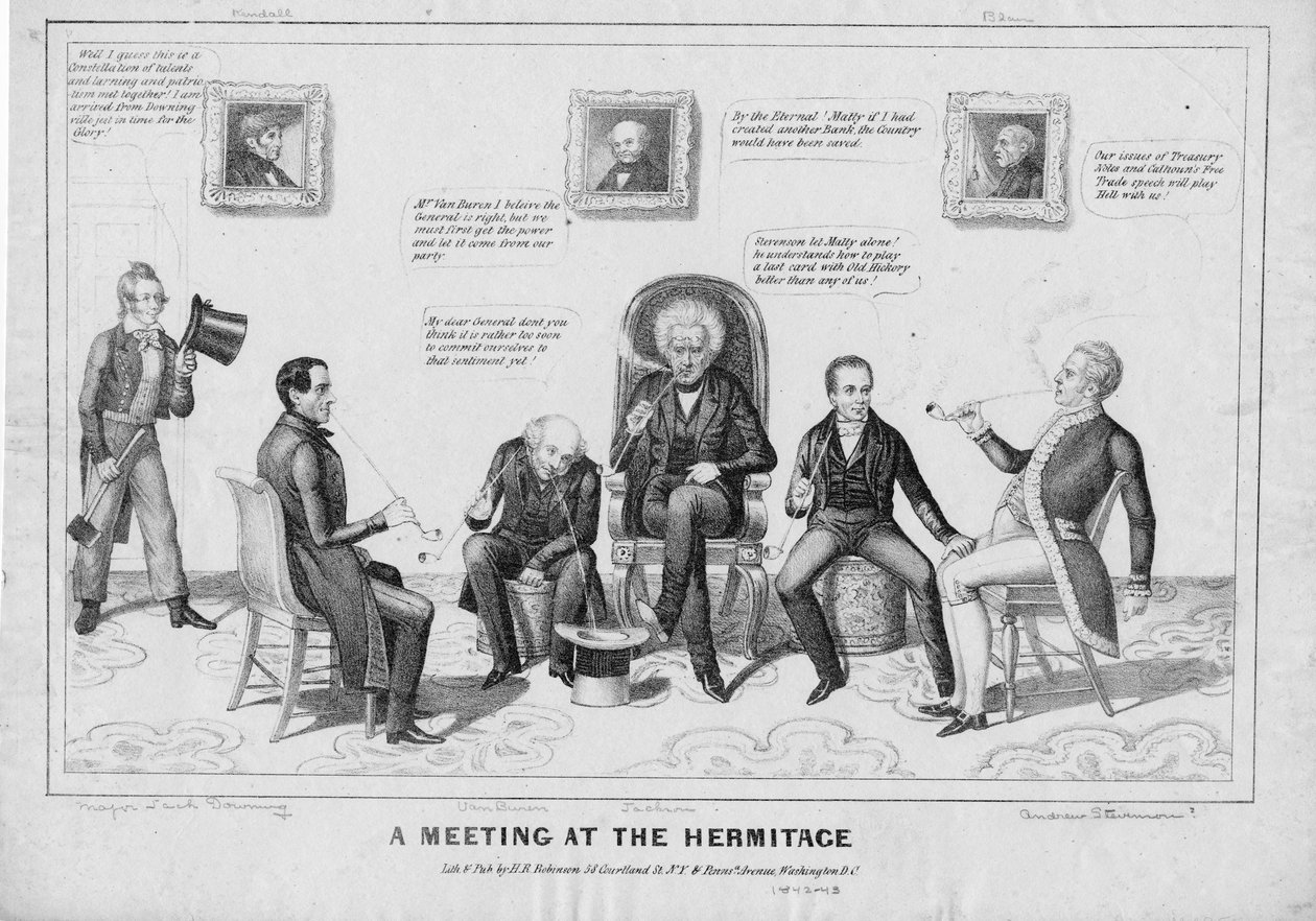 A Meeting at the Hermitage by American School