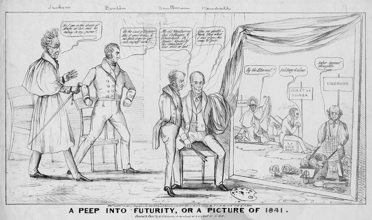 A Peep into Futurity, or, A Picture of 1841 by American School