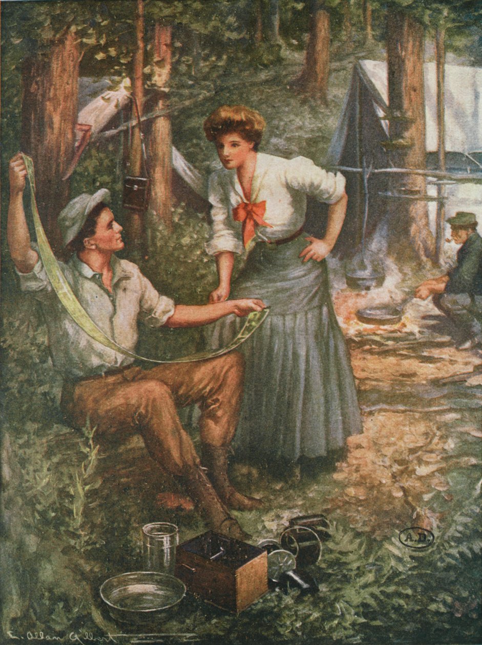 Advertisement for celluloid film, 1901 by American School