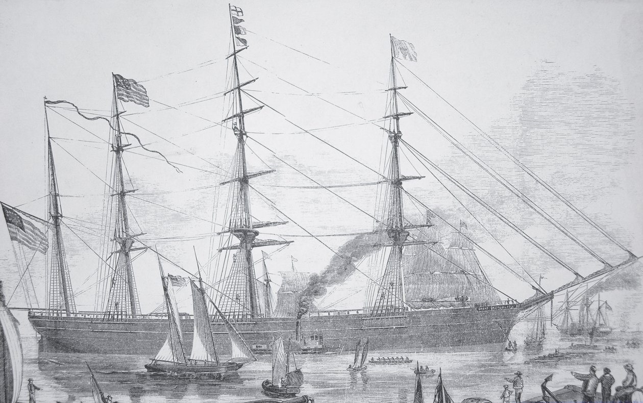 American sailing ship 