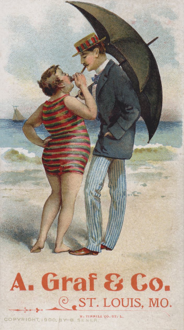 American Trade Card Advertising A Graf & Company, St Louis, Missouri by American School