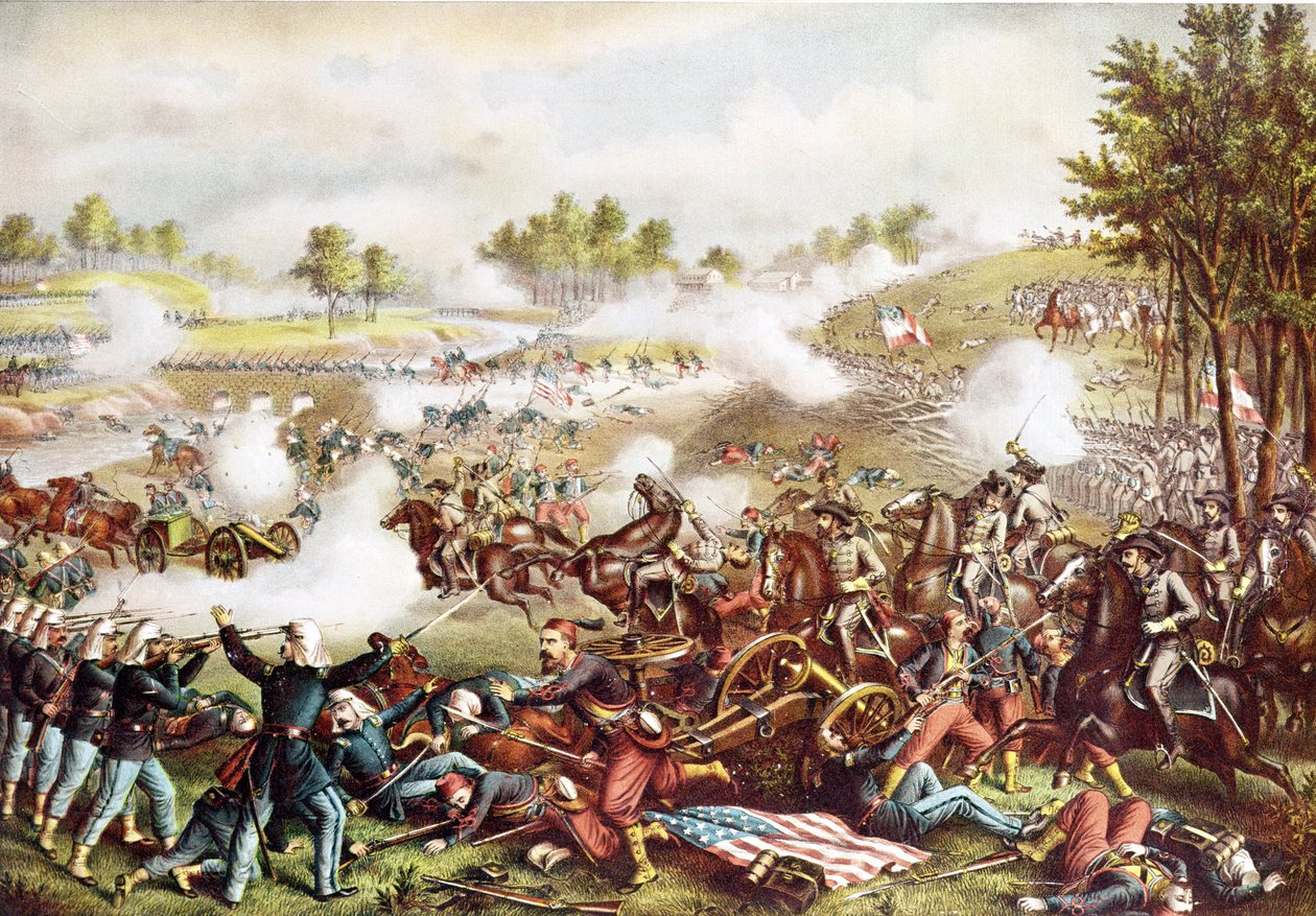 Battle of Bull Run, 21st July 1861 by American School