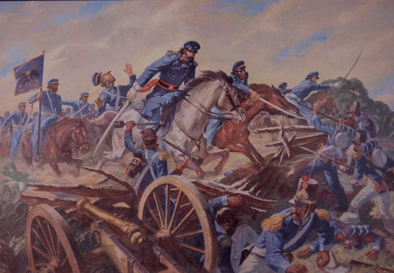 Battle of Resaca de la Palma, Mexican-American War by American School