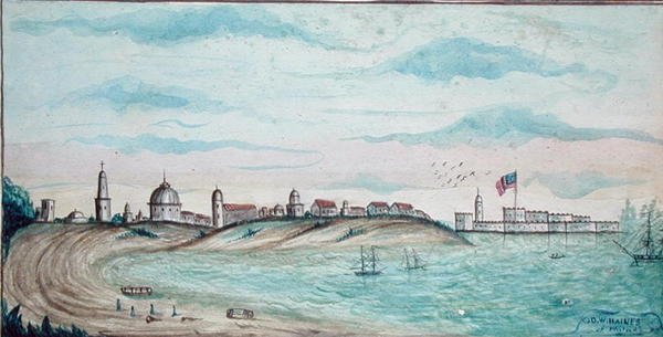 Beach below Vera Cruz, Mexico by American School