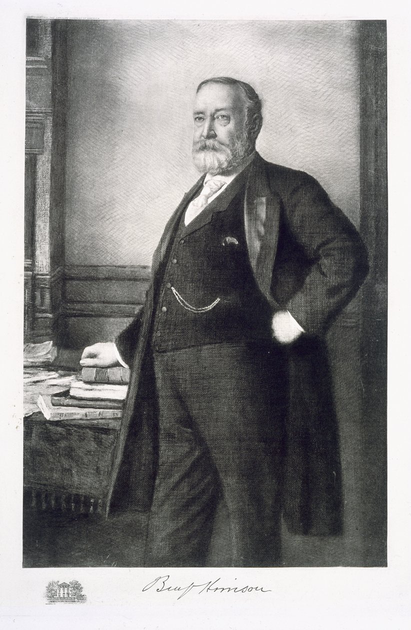 Benjamin Harrison, 23rd President of the United States of America by American School