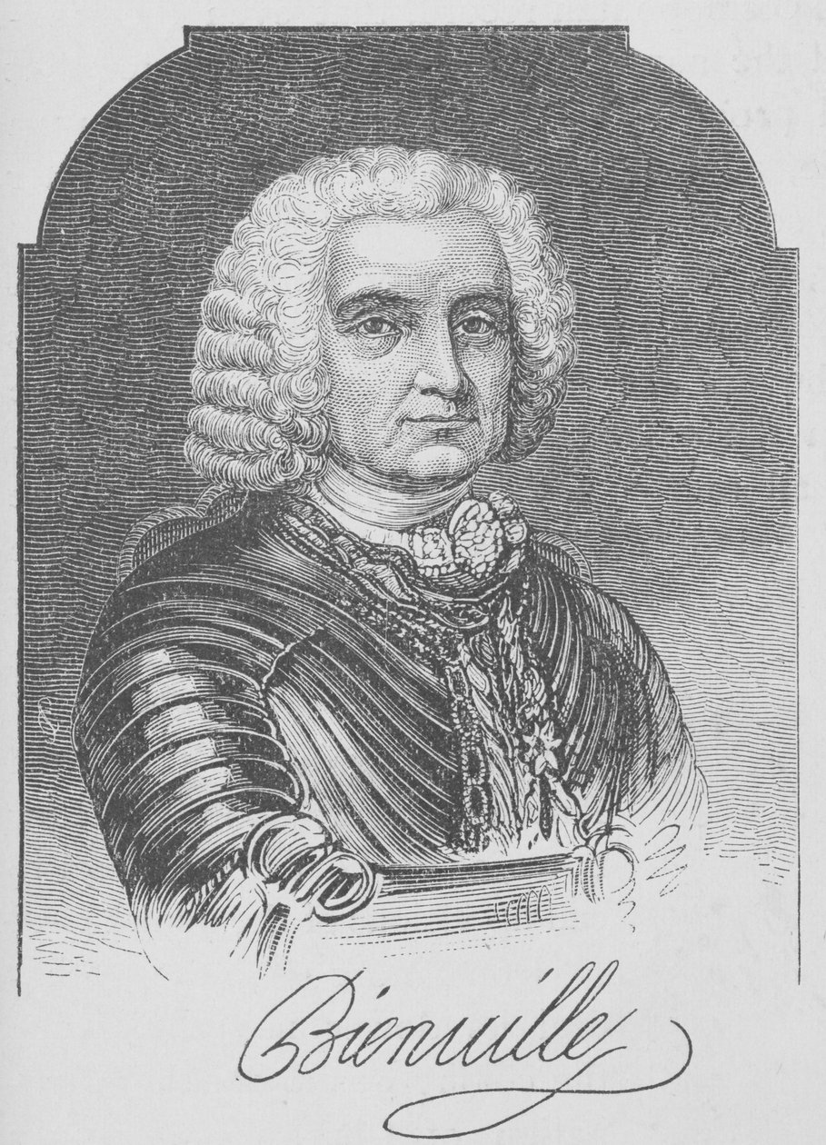 Bienville, the founder of New Orleans, from 