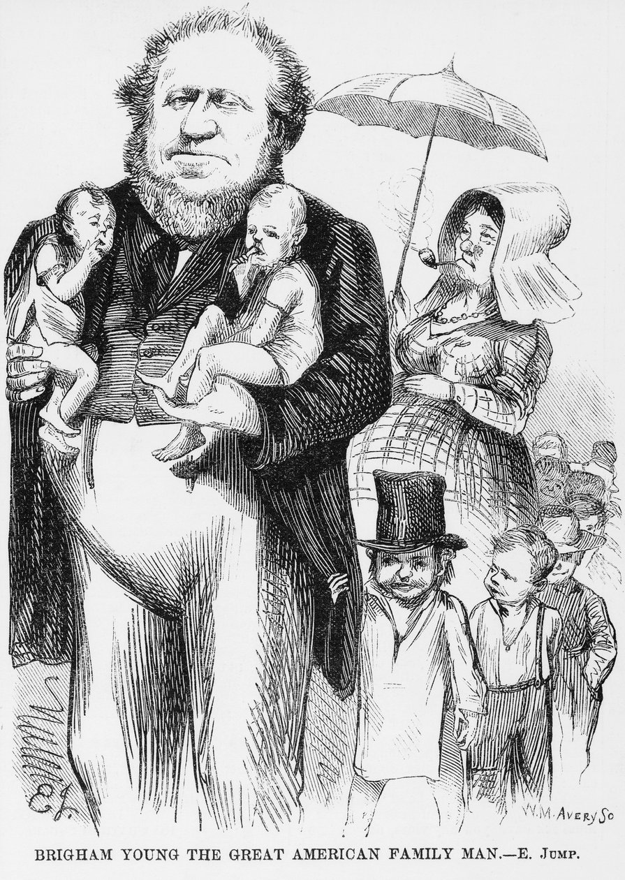 Brigham Young the Great American Family Man by American School
