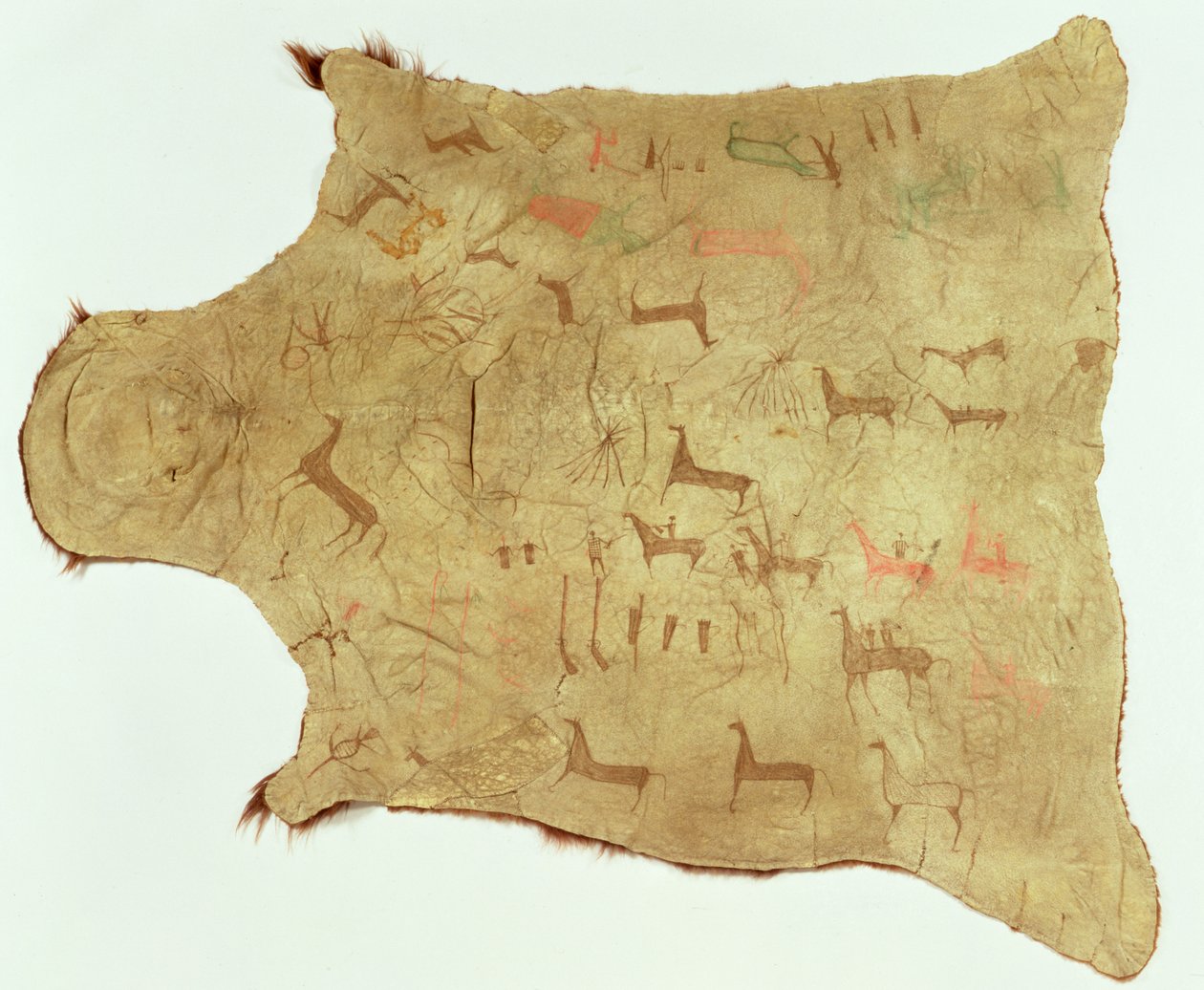 Buffalo Robe, c.1850-75 by American School