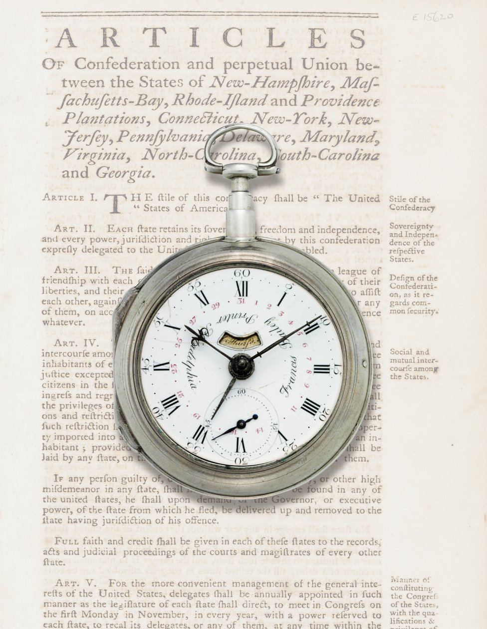 Calendar Watch, c.1780 by American School
