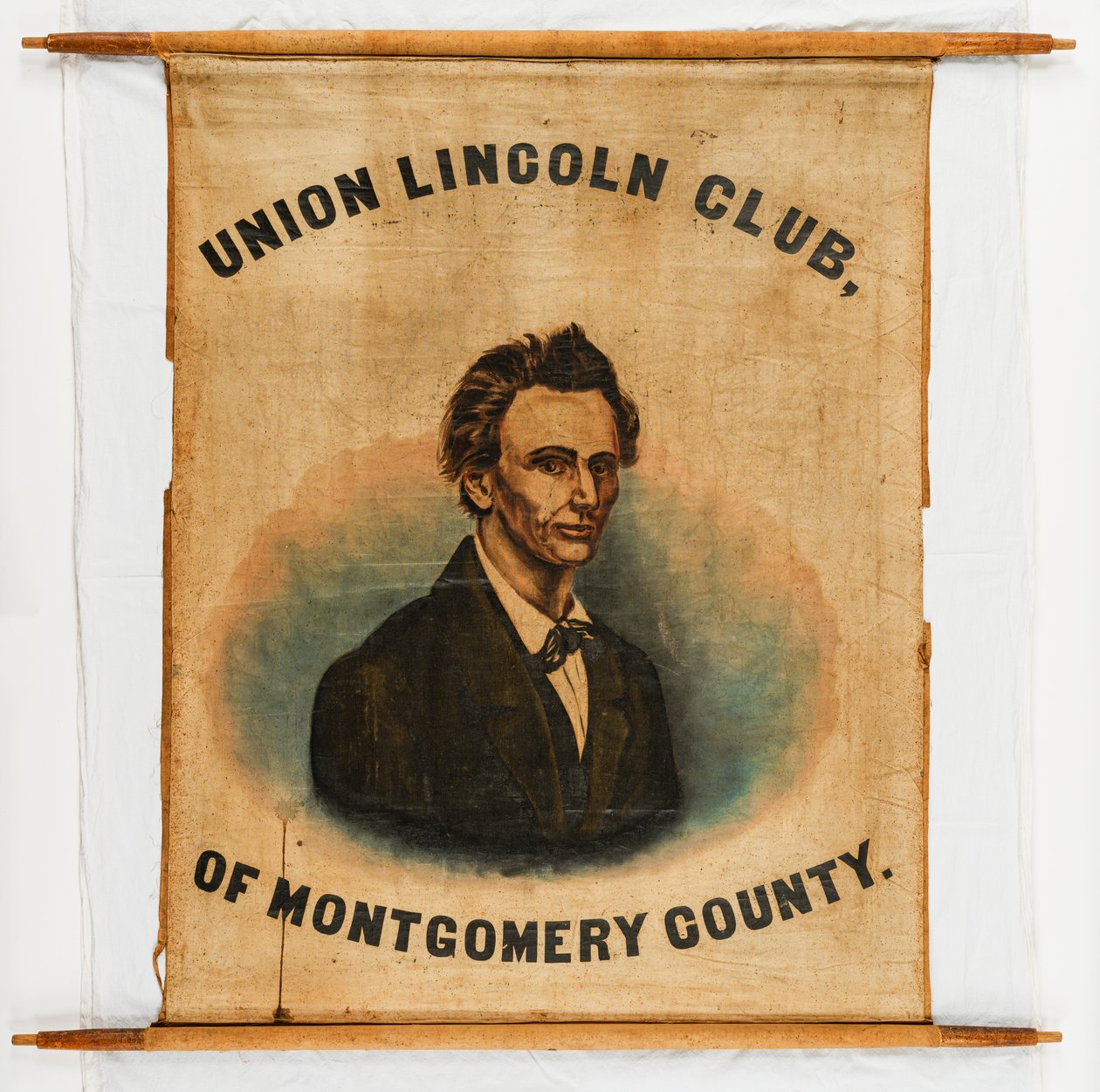 Campaign Banner for Abraham Lincoln, Montgomery County by American School