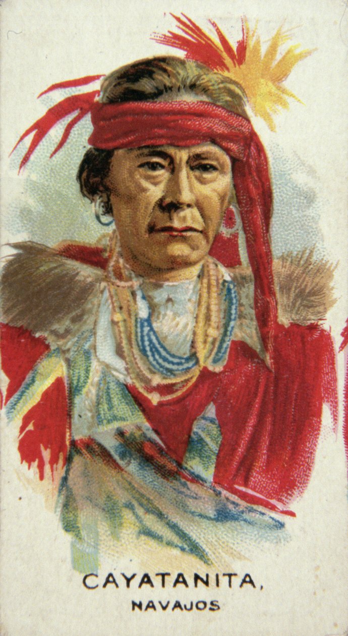 Cayatanita, Navajo chief of the 19th century by American School